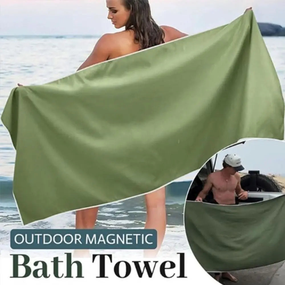 Magnetic Towel – Quick-Dry, Sand-Resistant & Travel-Ready